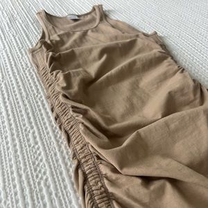 Women’s Aritzia TNA Chill Malibu Dress in Taupe Size S